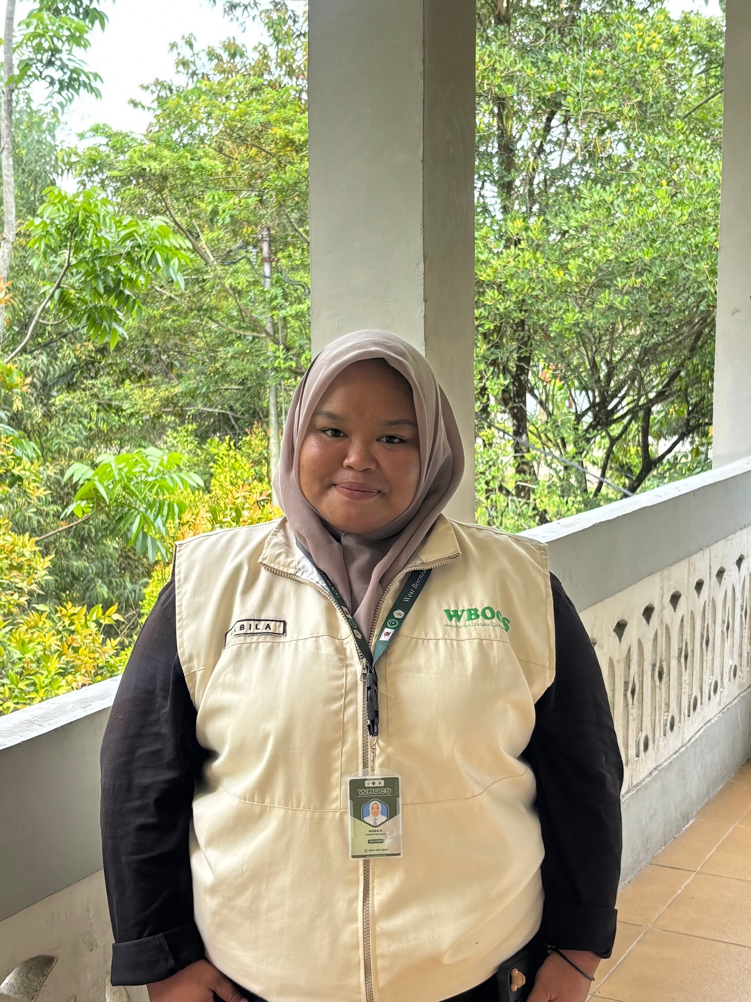 Nabila, EBOCS recipient