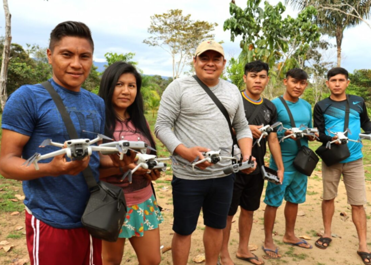 Youth uses drones and tech